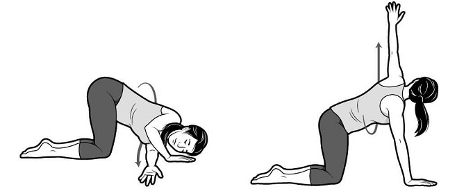 Foam Roller Stretch for Upper Back