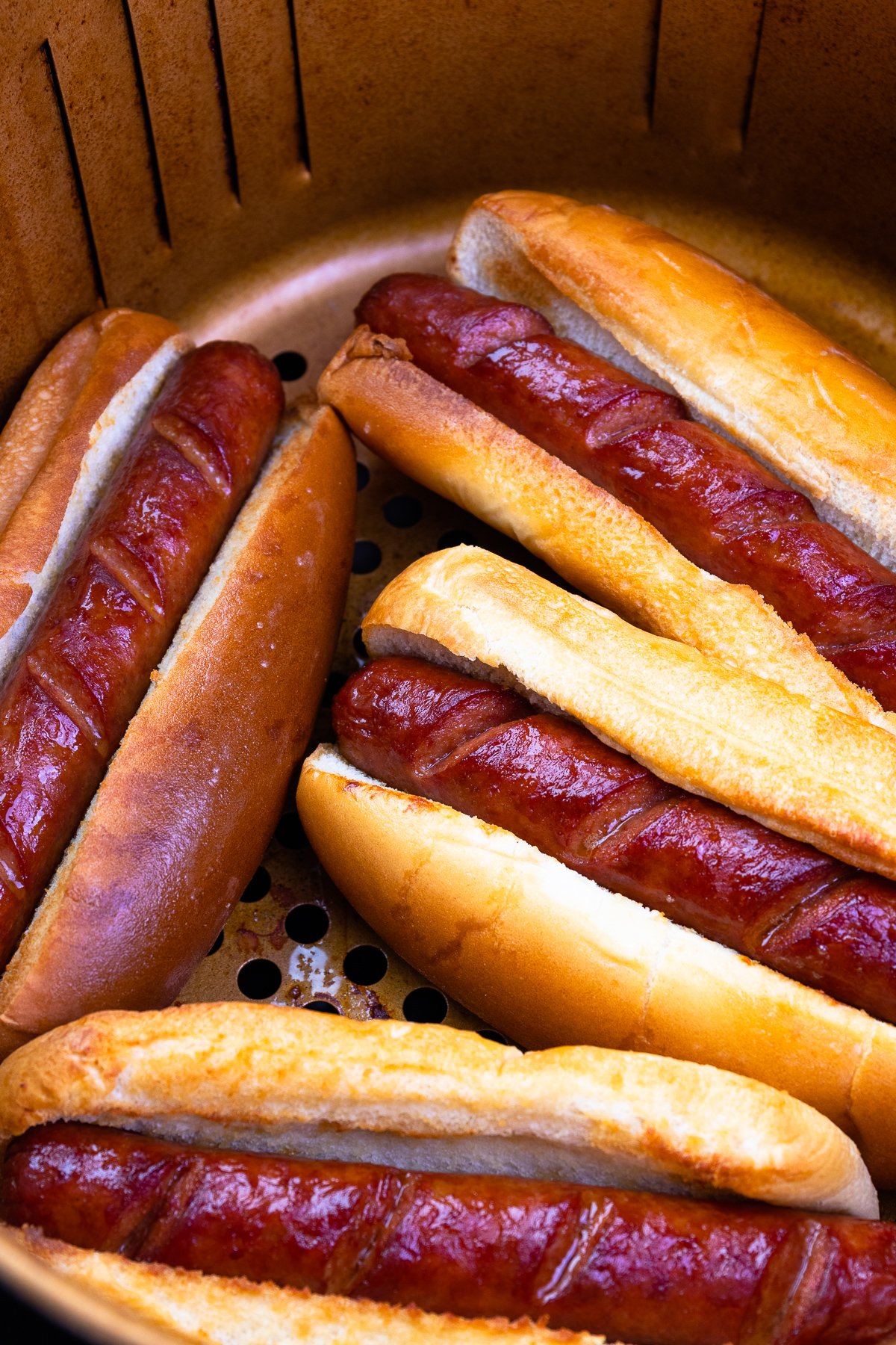 Cooking Hot Dogs in Air Fryer