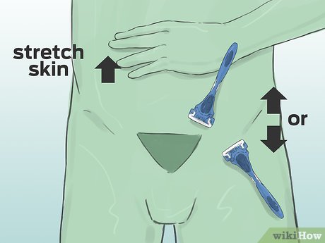 how to shave pubes